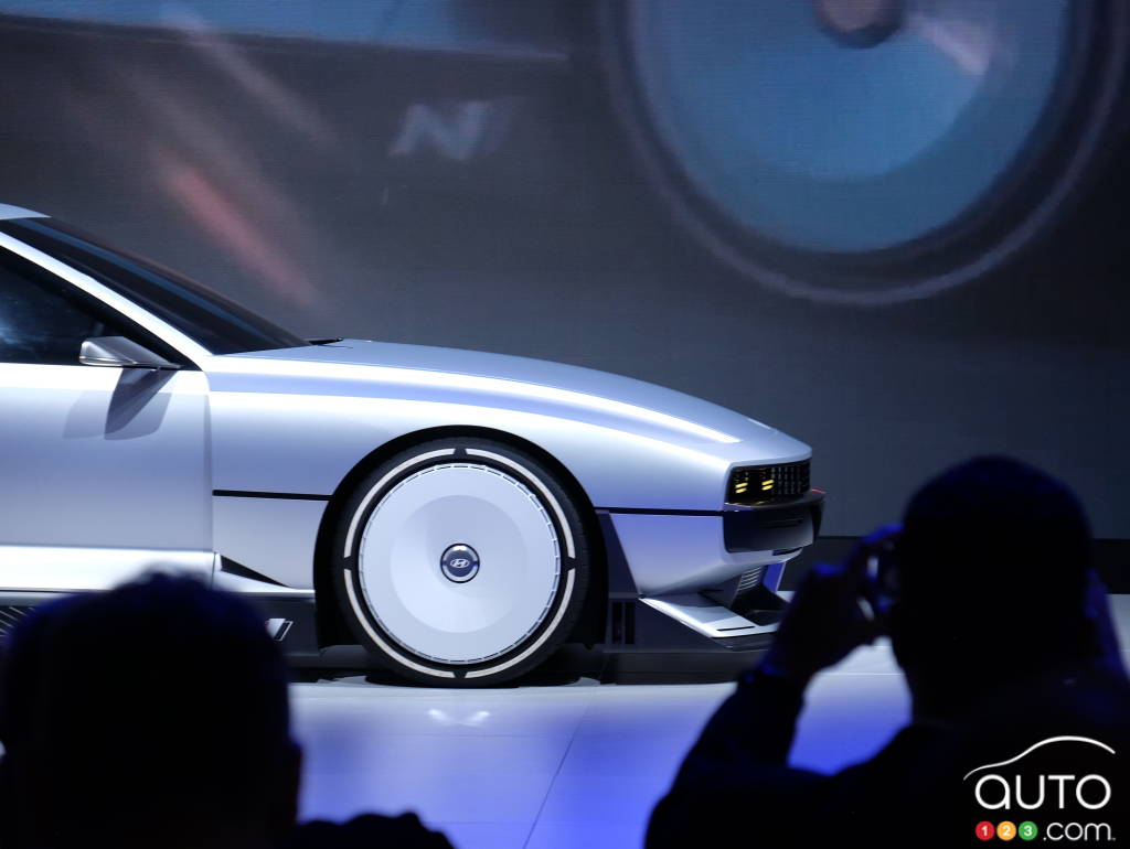 Hyundai N Vision 74 at the 2022 Los Angeles Auto Show